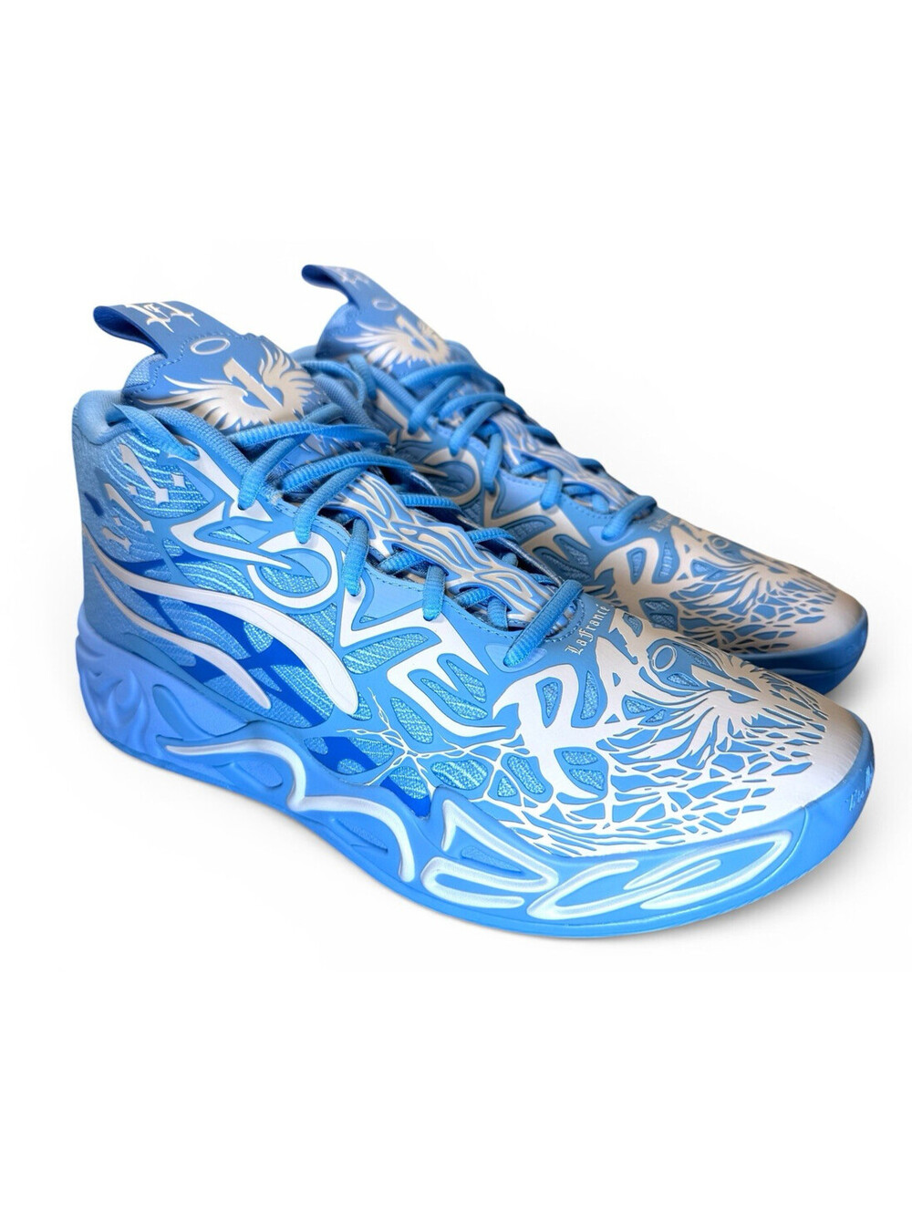 PUMA LaMelo Ball MB.04 LaLaFrancéFrancé Basketball Shoes 310697 01 Blue Men's 12 - Picture 4 of 8